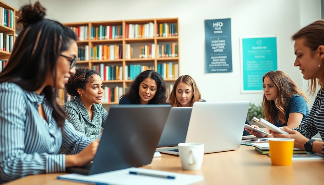 CIPD level 7 assignment help for students collaborating over assignments in a study space