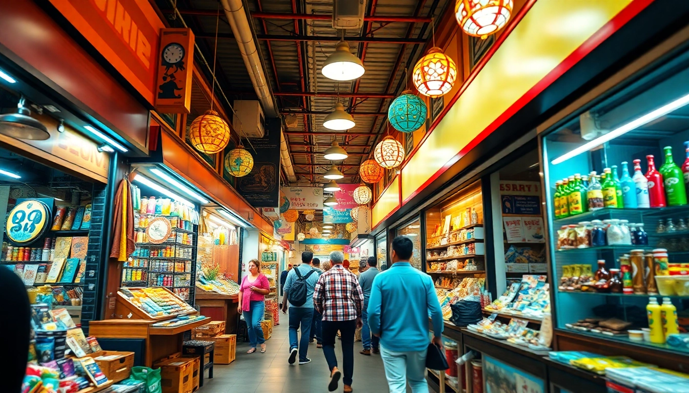 Explore Ultimateshops' bustling marketplace filled with unique products and vibrant displays.