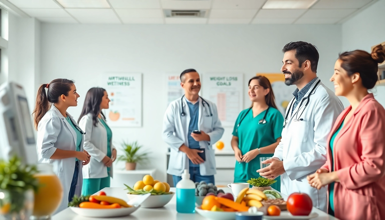 Engaged healthcare professionals at a weight loss clinic las vegas supporting patients on their journey.