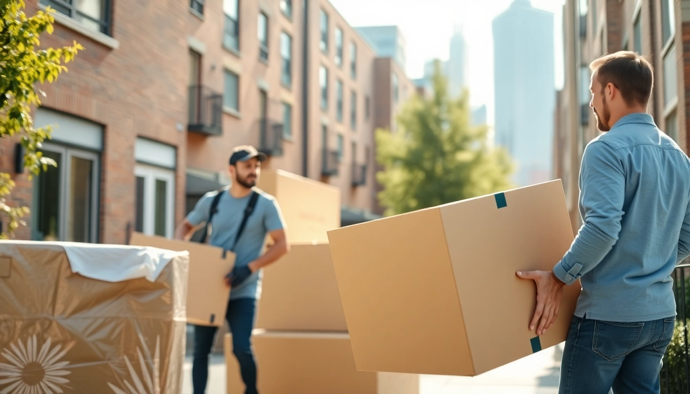 Movers demonstrating expertise as the best moving company in Toronto during a home relocation.