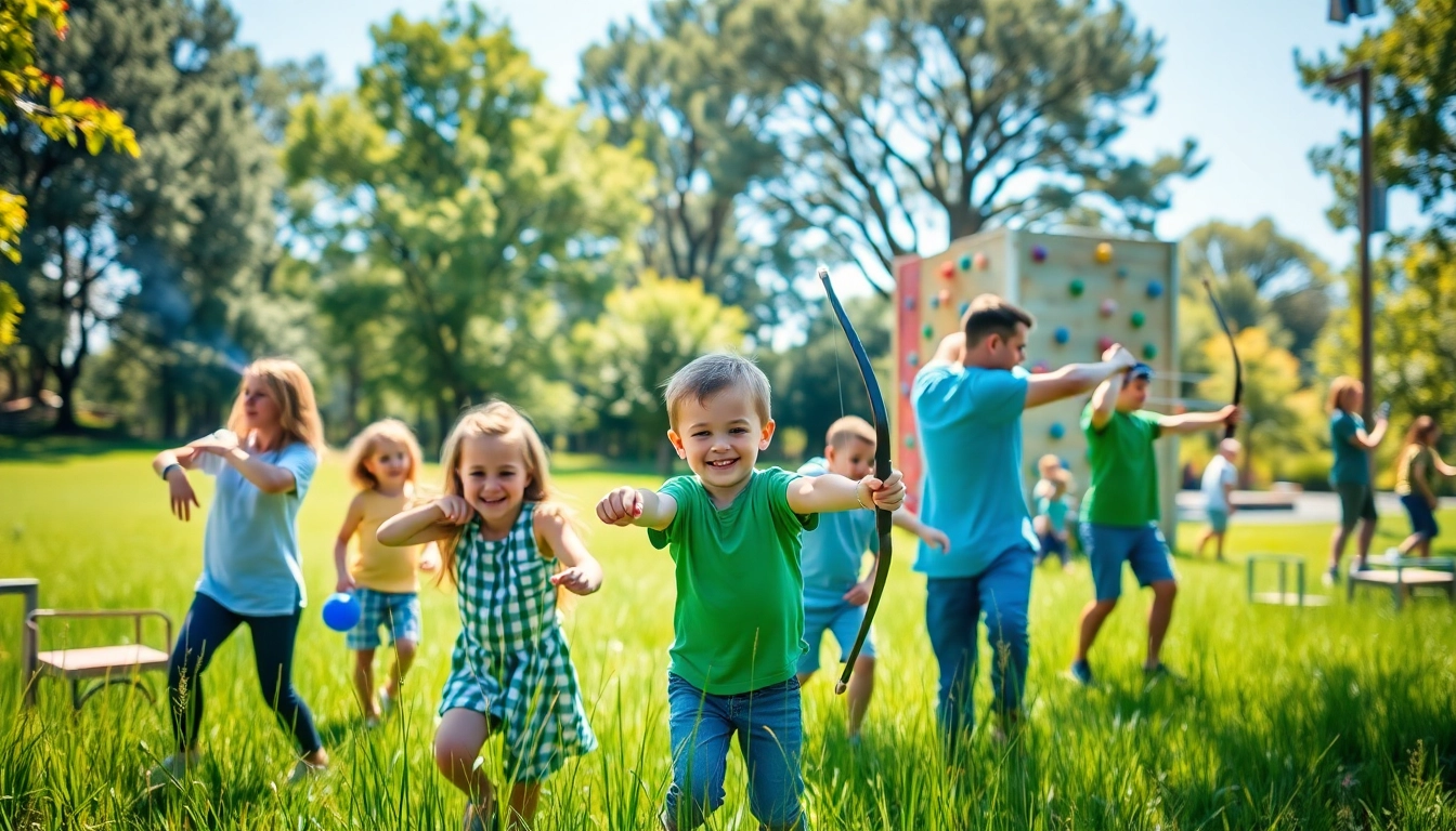 Experience the excitement of a wildfire event perth with families enjoying fun activities in a lively park.